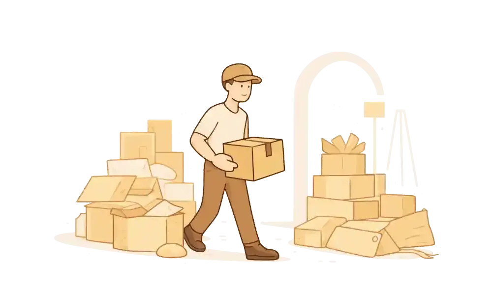 Messie-Entrümpelung