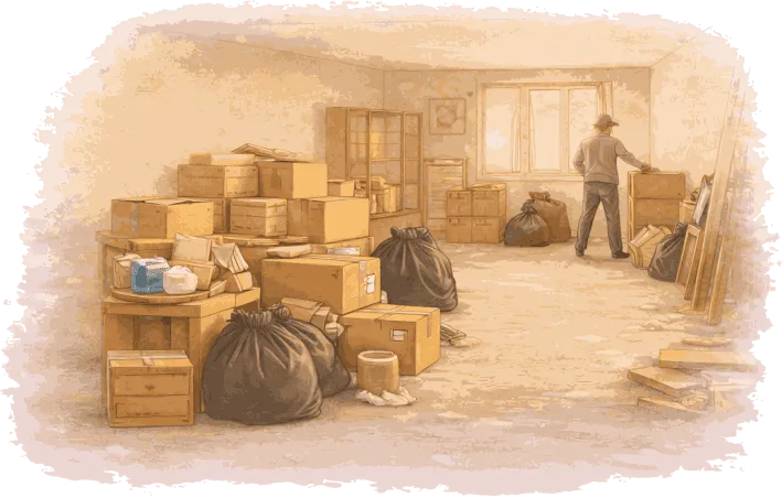 So unterstützen wir bei einer Entrümpelung