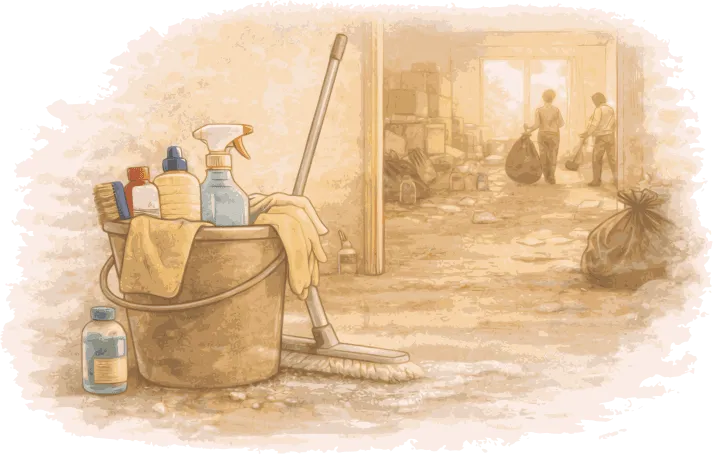 So unterstützen wir bei einer Messie-Reinigung